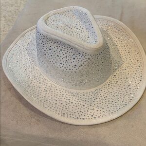 Dry Goods Cream Hat with Silver Accents